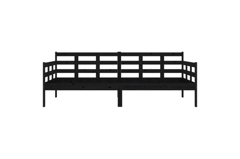 beBasic Dagseng svart heltre furu 90x190 cm - Svart - Møbler - Sofaer - Dagsenger