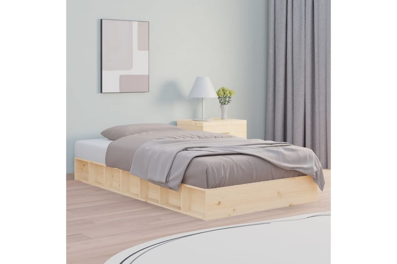 beBasic Sengeramme 75x190 cm 2FT6 Small Single heltre - Brun - Sengeramme & sengestamme