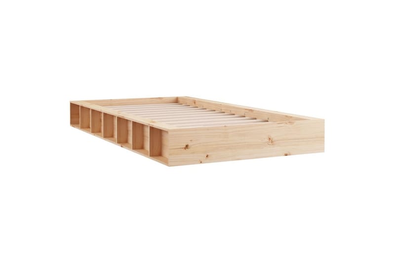 beBasic Sengeramme 75x190 cm 2FT6 Small Single heltre - Brun - Møbler - Senger - Sengeramme & sengestamme
