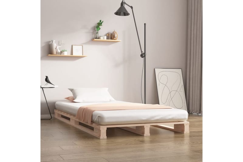 beBasic Sengeramme 90x190 cm heltre furu 3FT Single - Brun - Sengeramme & sengestamme