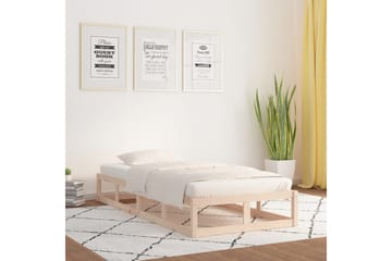 beBasic Sengeramme 90x200 cm heltre - Brun - Møbler - Senger - Sengeramme & sengestamme