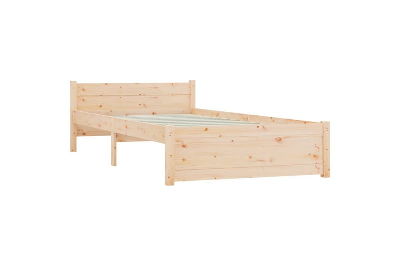 beBasic Sengeramme heltre 100x200 cm - Brun - Møbler - Senger - Sengeramme & sengestamme