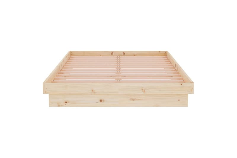 beBasic Sengeramme heltre 120x190 cm 4FT Small Double - Brun - Møbler - Senger - Sengeramme & sengestamme
