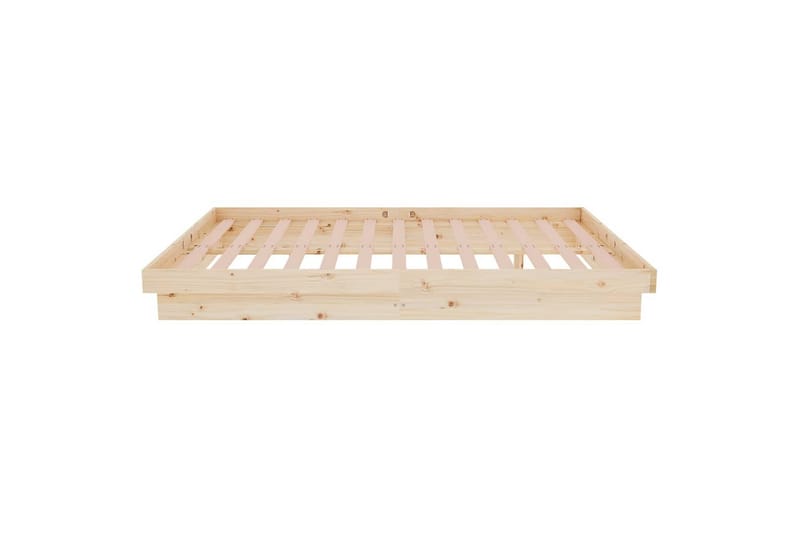 beBasic Sengeramme heltre 120x190 cm 4FT Small Double - Brun - Møbler - Senger - Sengeramme & sengestamme
