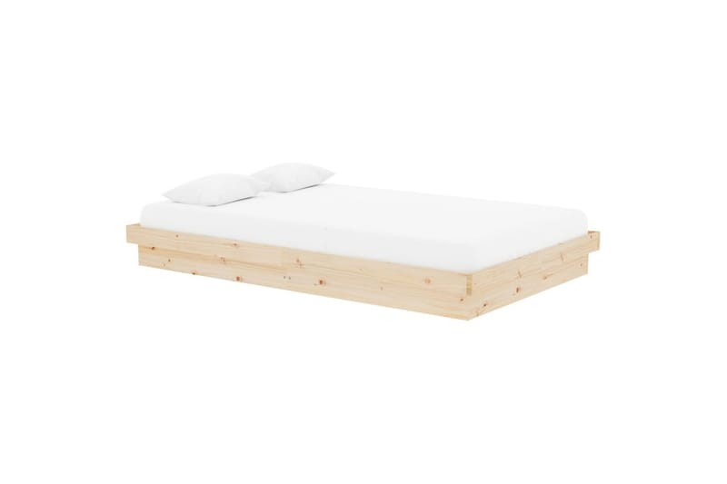 beBasic Sengeramme heltre 120x200 cm - Brun - Møbler - Senger - Sengeramme & sengestamme
