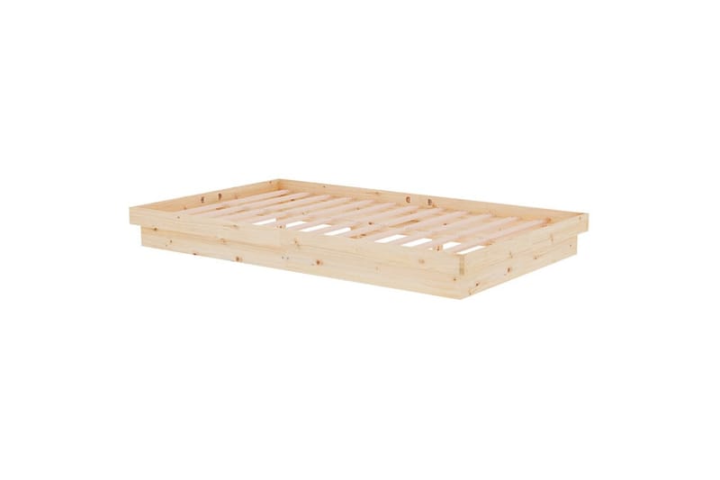 beBasic Sengeramme heltre 120x200 cm - Brun - Møbler - Senger - Sengeramme & sengestamme