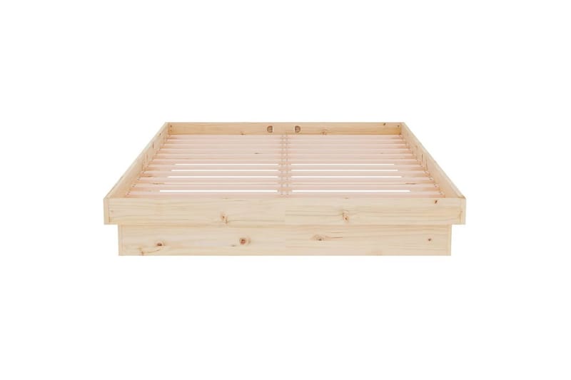 beBasic Sengeramme heltre 120x200 cm - Brun - Møbler - Senger - Sengeramme & sengestamme