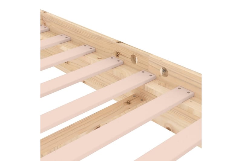 beBasic Sengeramme heltre 120x200 cm - Brun - Møbler - Senger - Sengeramme & sengestamme