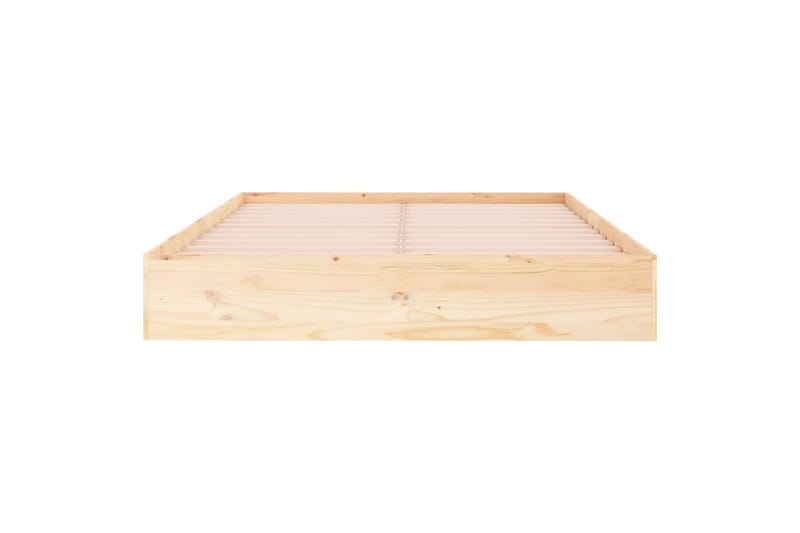 beBasic Sengeramme heltre 135x190 cm 4FT6 Double - Brun - Sengeramme & sengestamme