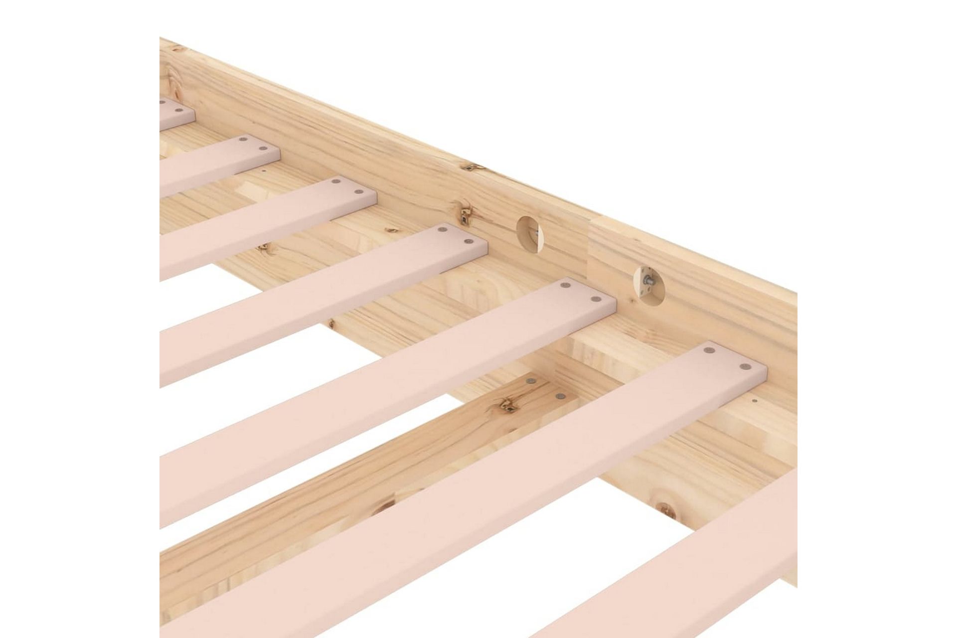 beBasic Sengeramme heltre 140x190 cm 4FT6 Double - Brun - Møbler - Senger - Sengeramme & sengestamme