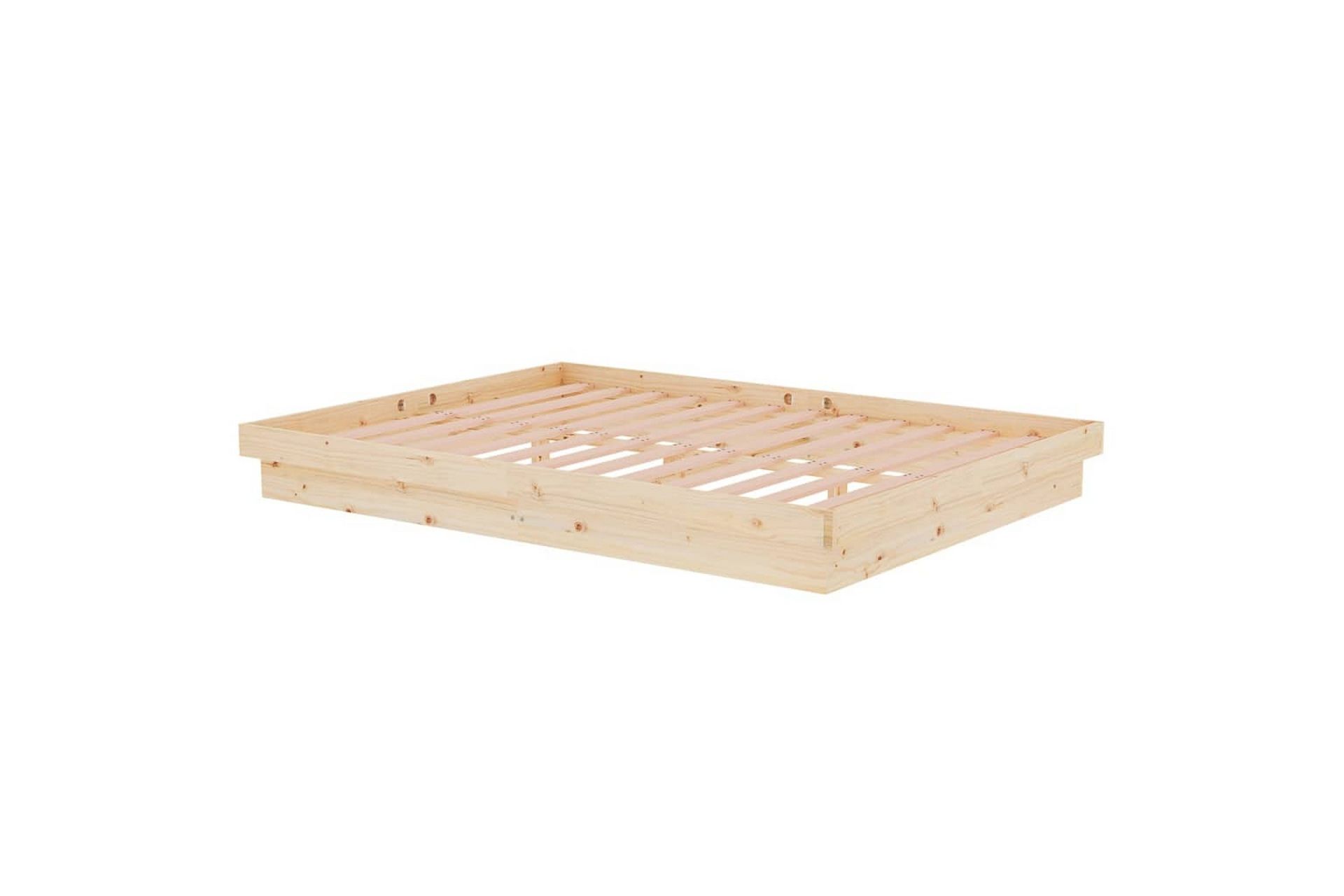 beBasic Sengeramme heltre 140x190 cm 4FT6 Double - Brun - Møbler - Senger - Sengeramme & sengestamme
