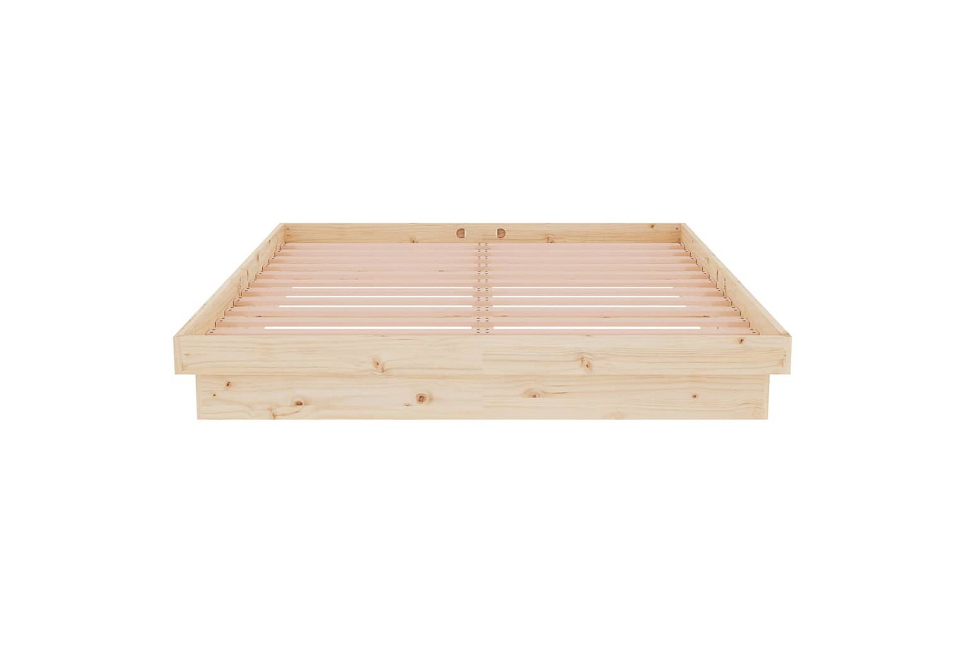 beBasic Sengeramme heltre 140x190 cm 4FT6 Double - Brun - Møbler - Senger - Sengeramme & sengestamme