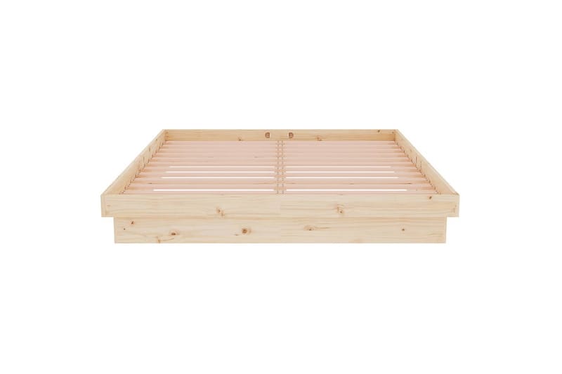 beBasic Sengeramme heltre 140x190 cm 4FT6 Double - Brun - Møbler - Senger - Sengeramme & sengestamme