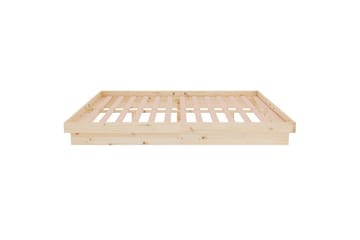 beBasic Sengeramme heltre 140x190 cm 4FT6 Double - Brun - Møbler - Senger - Sengeramme & sengestamme