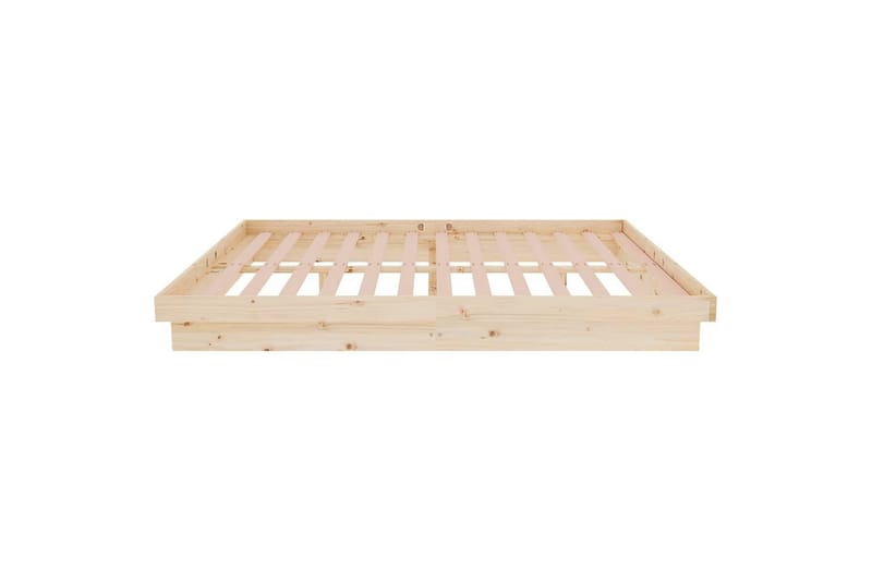 beBasic Sengeramme heltre 140x190 cm 4FT6 Double - Brun - Møbler - Senger - Sengeramme & sengestamme