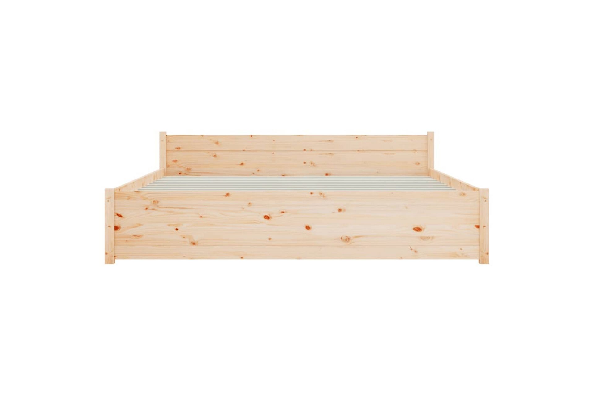 beBasic Sengeramme heltre 140x190 cm - Brun - Møbler - Senger - Sengeramme & sengestamme