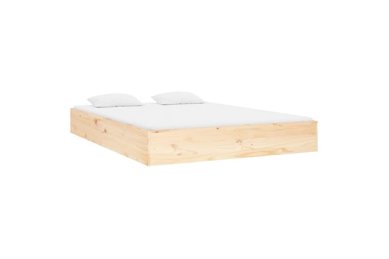 beBasic Sengeramme heltre 140x190 cm - Brun - Sengeramme & sengestamme