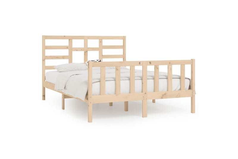 beBasic Sengeramme heltre 150x200 cm 5FT King Size - Brun - Sengeramme & sengestamme