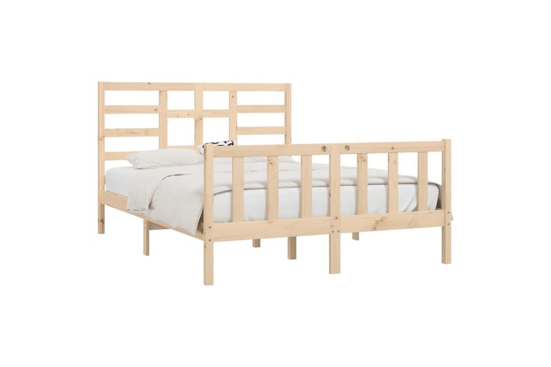 beBasic Sengeramme heltre 150x200 cm 5FT King Size - Brun - Sengeramme & sengestamme