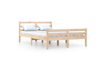 beBasic Sengeramme heltre 160x200 cm - Brun - Møbler - Senger - Sengeramme & sengestamme