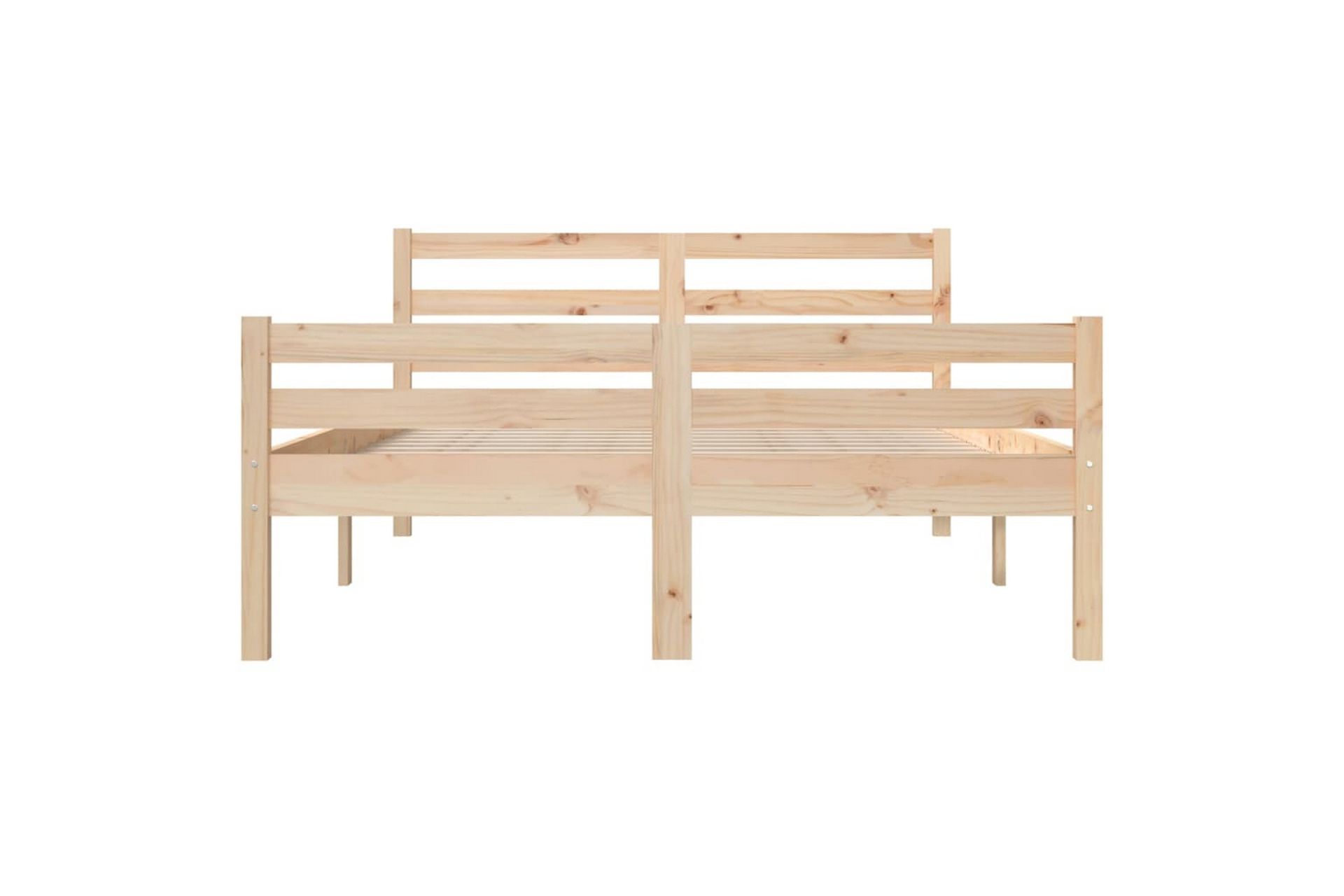 beBasic Sengeramme heltre 160x200 cm - Brun - Møbler - Senger - Sengeramme & sengestamme
