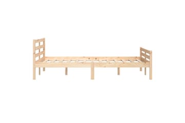 beBasic Sengeramme heltre 160x200 cm - Brun - Møbler - Senger - Sengeramme & sengestamme