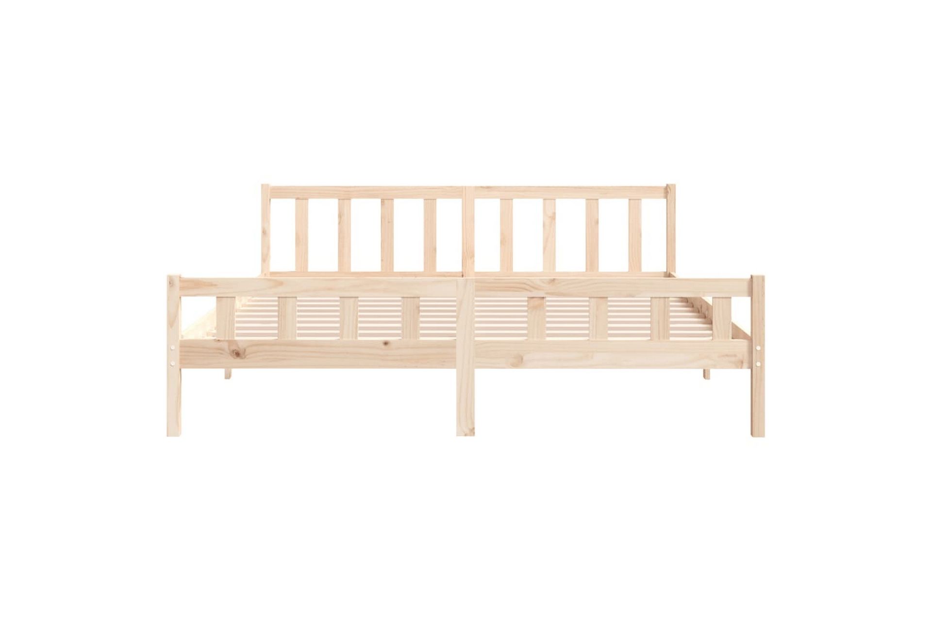 beBasic Sengeramme heltre 160x200 cm - Brun - Møbler - Senger - Sengeramme & sengestamme