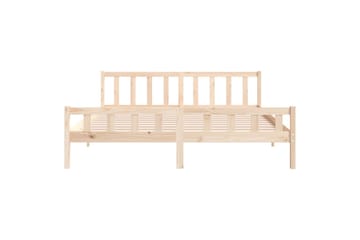 beBasic Sengeramme heltre 160x200 cm - Brun - Møbler - Senger - Sengeramme & sengestamme