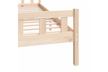 beBasic Sengeramme heltre 160x200 cm - Brun - Møbler - Senger - Sengeramme & sengestamme