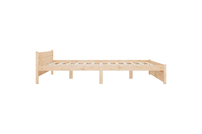 beBasic Sengeramme heltre 200x200 cm - Brun - Møbler - Senger - Sengeramme & sengestamme