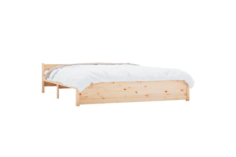 beBasic Sengeramme heltre 200x200 cm - Brun - Møbler - Senger - Sengeramme & sengestamme