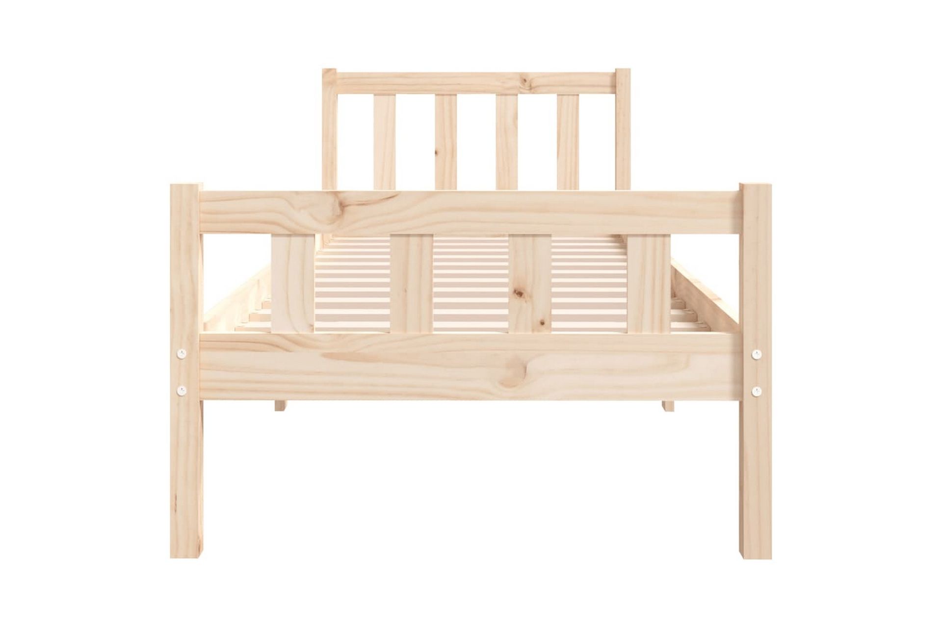 beBasic Sengeramme heltre 75x190 cm 2FT6 Small Single - Brun - Møbler - Senger - Sengeramme & sengestamme