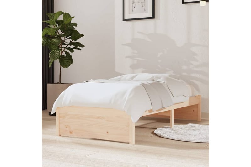 beBasic Sengeramme heltre 75x190 cm 2FT6 Small Single - Brun - Møbler - Senger - Sengeramme & sengestamme