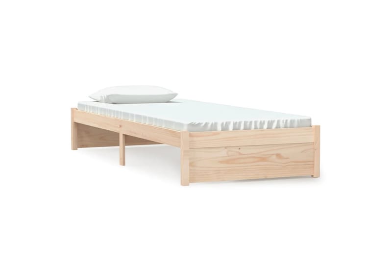 beBasic Sengeramme heltre 75x190 cm 2FT6 Small Single - Brun - Møbler - Senger - Sengeramme & sengestamme