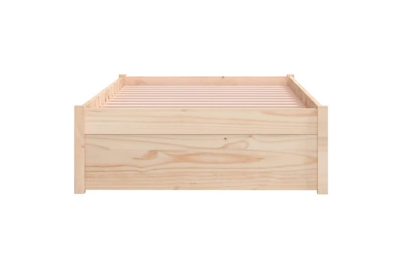beBasic Sengeramme heltre 75x190 cm 2FT6 Small Single - Brun - Møbler - Senger - Sengeramme & sengestamme