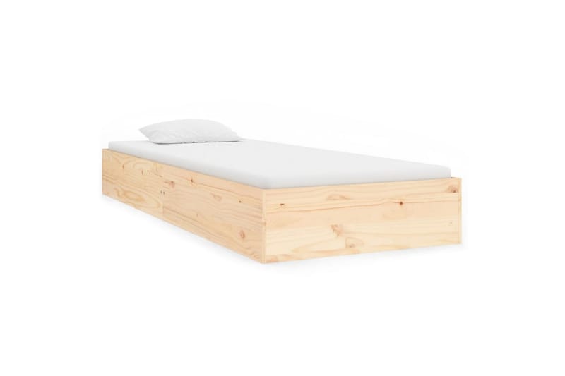 beBasic Sengeramme heltre 75x190 cm 2FT6 Small Single - Brun - Sengeramme & sengestamme