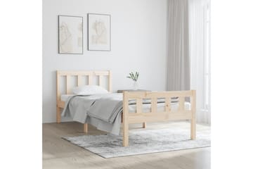 beBasic Sengeramme heltre 90x190 cm 3FT Single - Brun - Møbler - Senger - Sengeramme & sengestamme