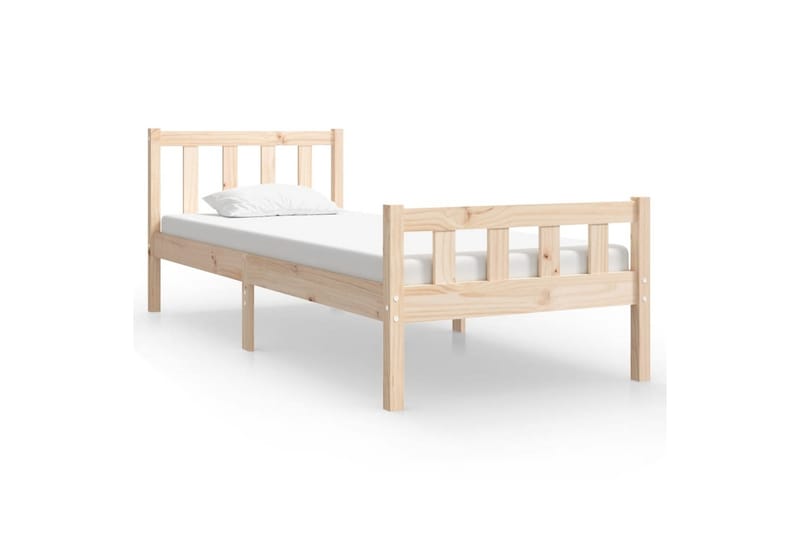 beBasic Sengeramme heltre 90x190 cm 3FT Single - Brun - Møbler - Senger - Sengeramme & sengestamme