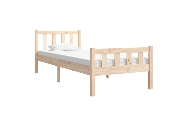 beBasic Sengeramme heltre 90x190 cm 3FT Single - Brun - Møbler - Senger - Sengeramme & sengestamme