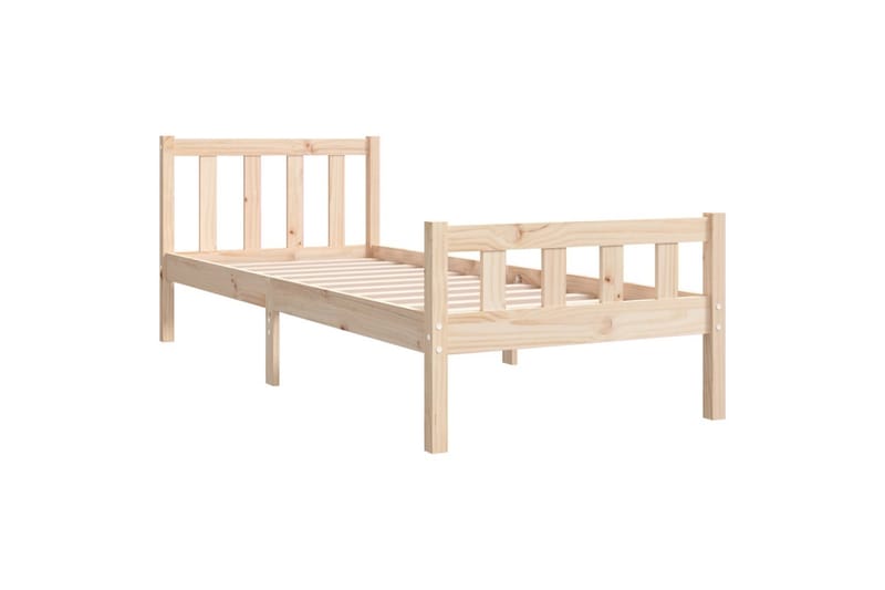 beBasic Sengeramme heltre 90x190 cm 3FT Single - Brun - Møbler - Senger - Sengeramme & sengestamme