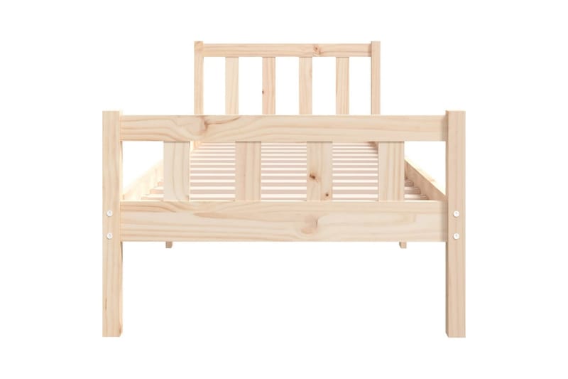 beBasic Sengeramme heltre 90x190 cm 3FT Single - Brun - Møbler - Senger - Sengeramme & sengestamme