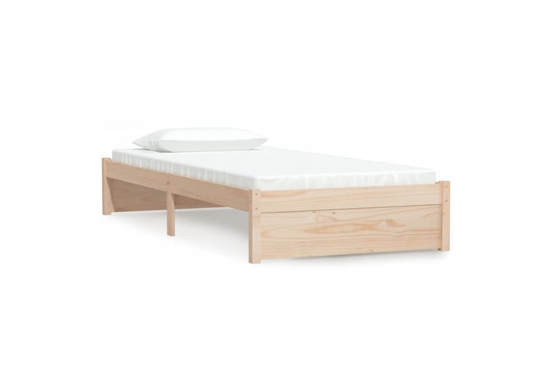 beBasic Sengeramme heltre 90x190 cm 3FT Single - Brun - Møbler - Senger - Sengeramme & sengestamme