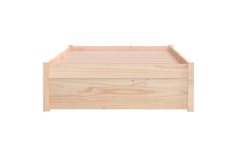 beBasic Sengeramme heltre 90x190 cm 3FT Single - Brun - Møbler - Senger - Sengeramme & sengestamme