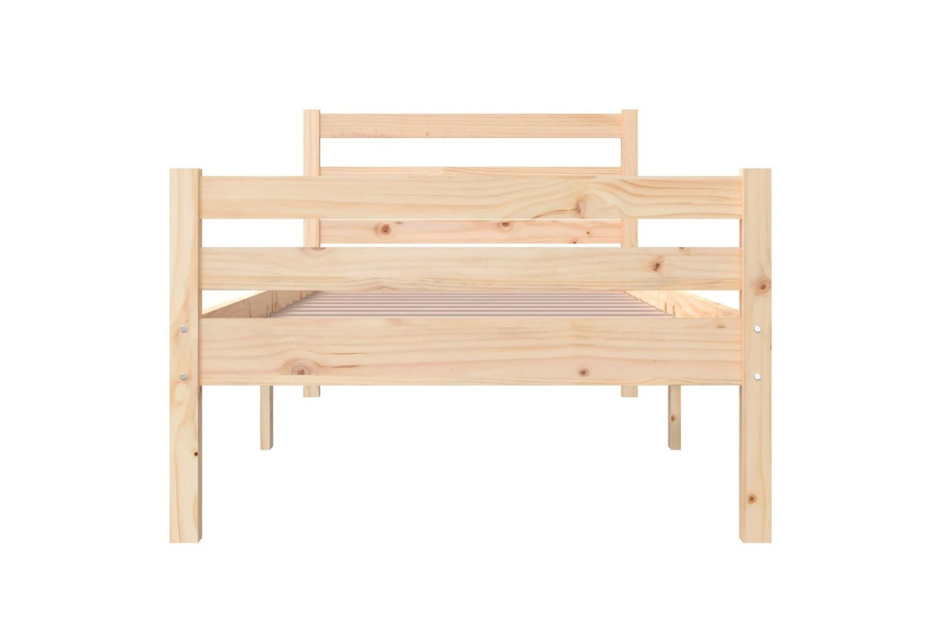 beBasic Sengeramme heltre 90x200 cm - Brun - Møbler - Senger - Sengeramme & sengestamme