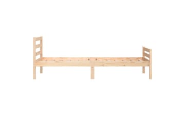 beBasic Sengeramme heltre 90x200 cm - Brun - Møbler - Senger - Sengeramme & sengestamme