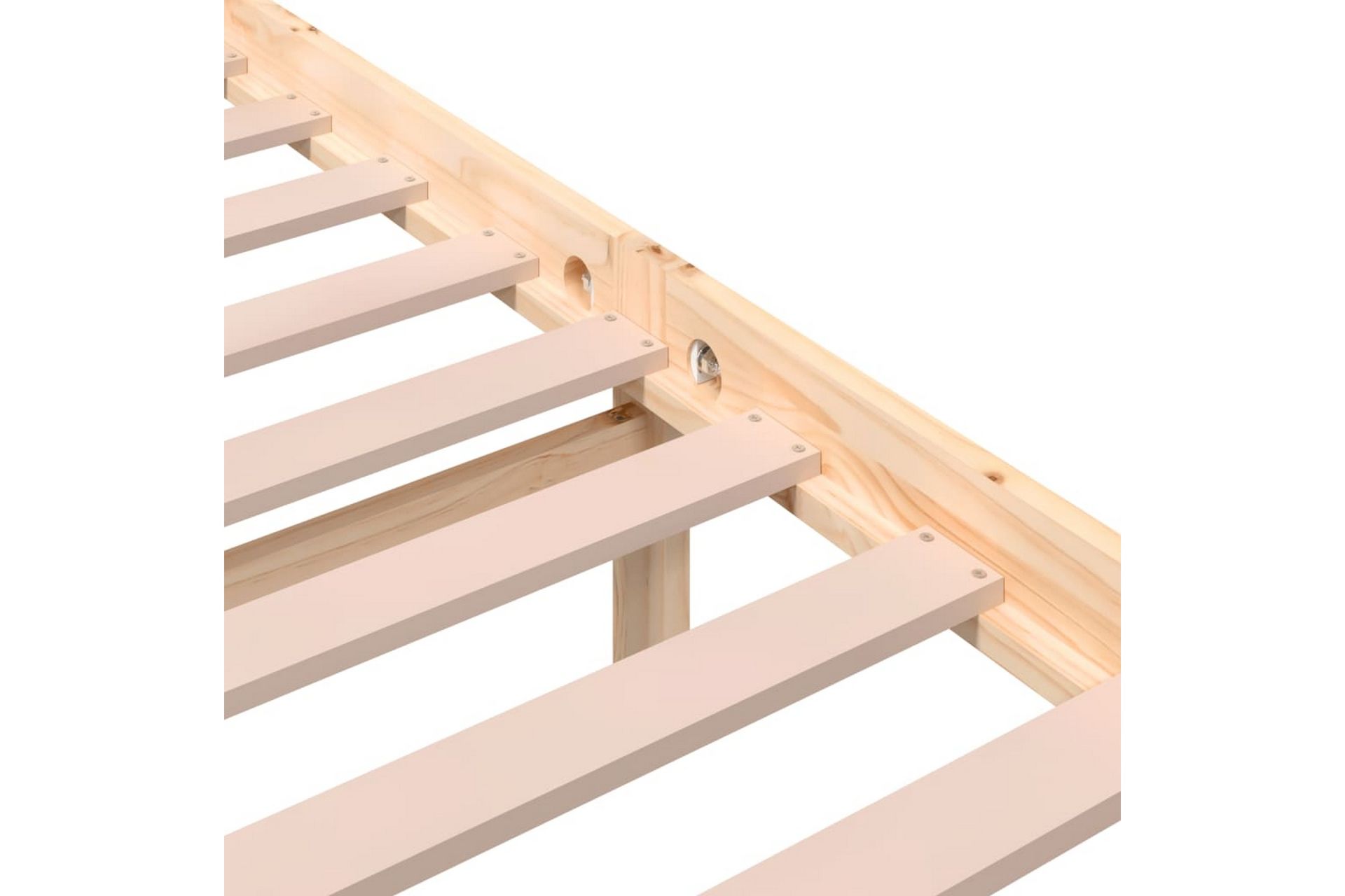 beBasic Sengeramme heltre 90x200 cm - Brun - Møbler - Senger - Sengeramme & sengestamme