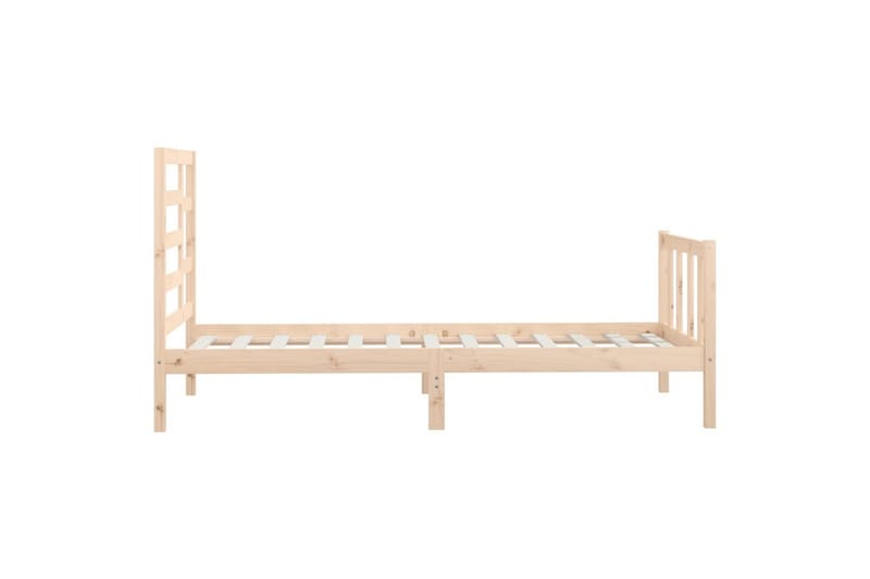 beBasic Sengeramme heltre furu 100x200 cm - Brun - Møbler - Senger - Sengeramme & sengestamme