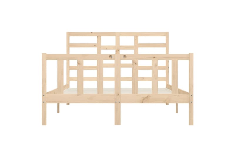 beBasic Sengeramme heltre furu 120x200 cm - Brun - Møbler - Senger - Sengeramme & sengestamme