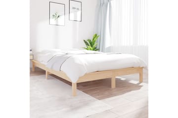 beBasic Sengeramme heltre furu 120x200 cm - Brun - Møbler - Senger - Sengeramme & sengestamme