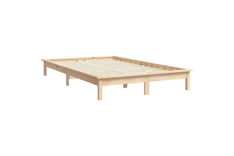 beBasic Sengeramme heltre furu 120x200 cm - Brun - Sengeramme & sengestamme